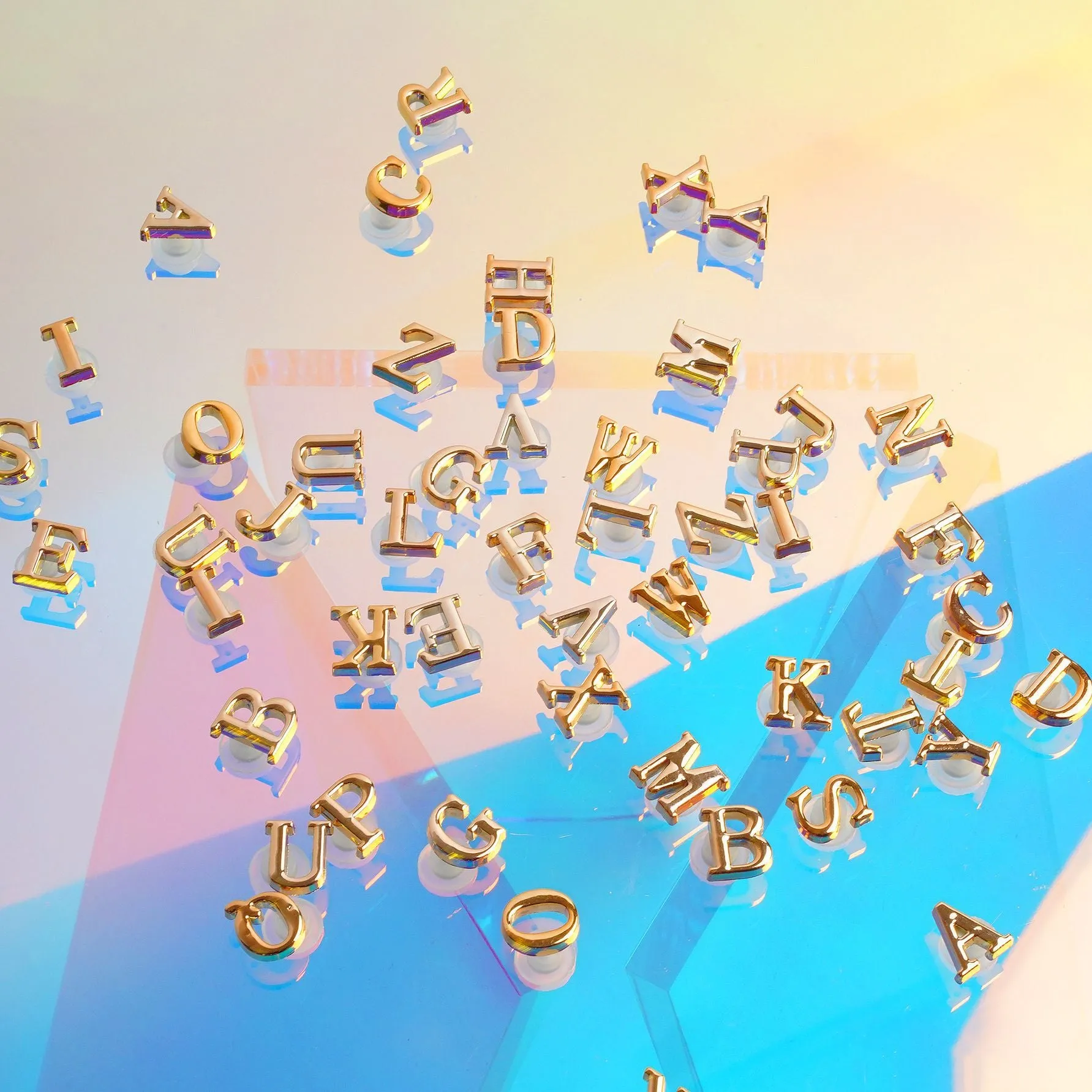 26pcs Shoe Charms Set with Metal Chain, Luxury Jewelry Decoration Charms Pack Bling Rhinestone Accessories