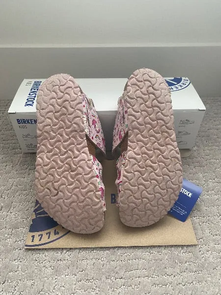 Birkenstocks - 1.5Y, pink unicorn pattern, Shoes 1.5 (Kids:4-8yr)