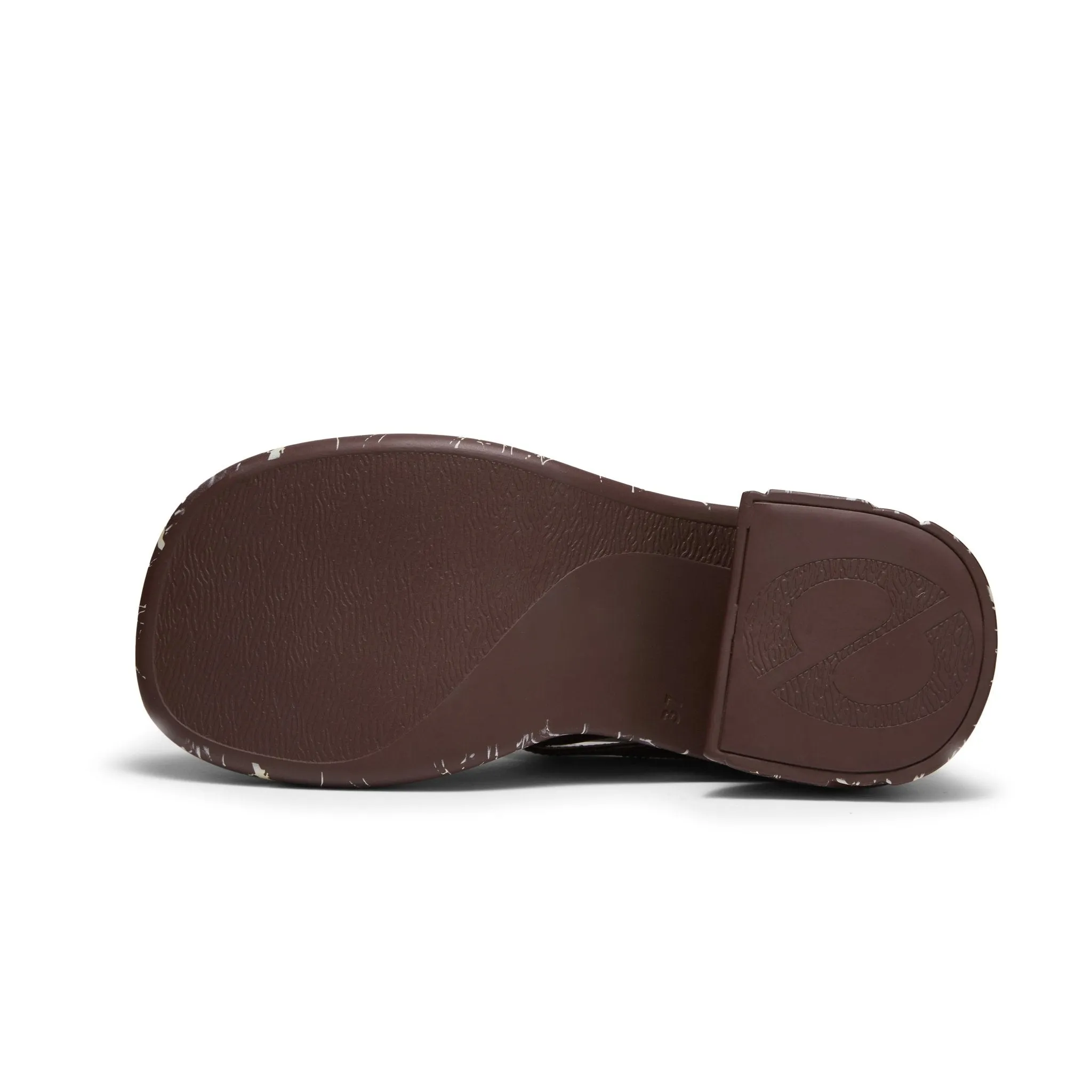 Brown Round Toe Heels Mary Jane