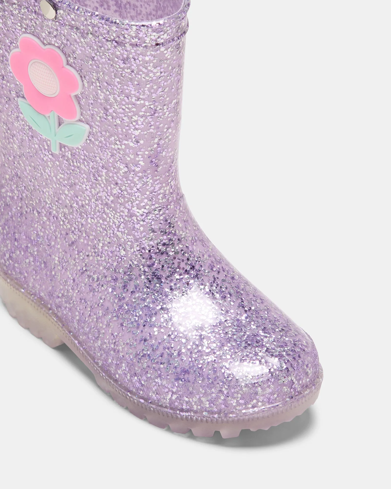 Calli Bloom Gumboot Lilac