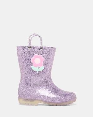 Calli Bloom Gumboot Lilac