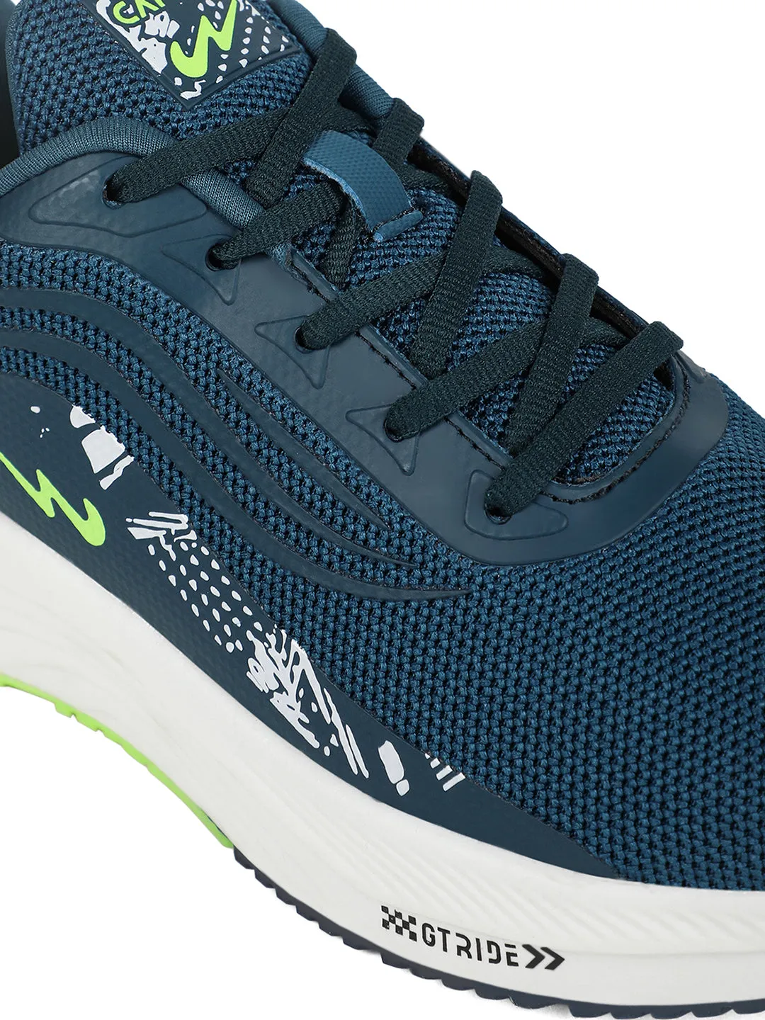 CAMP-AERO Green Men's Running Shoes