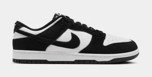 Dunk Low Retro SE Suede Mens Lifestyle Shoes (Black/White)