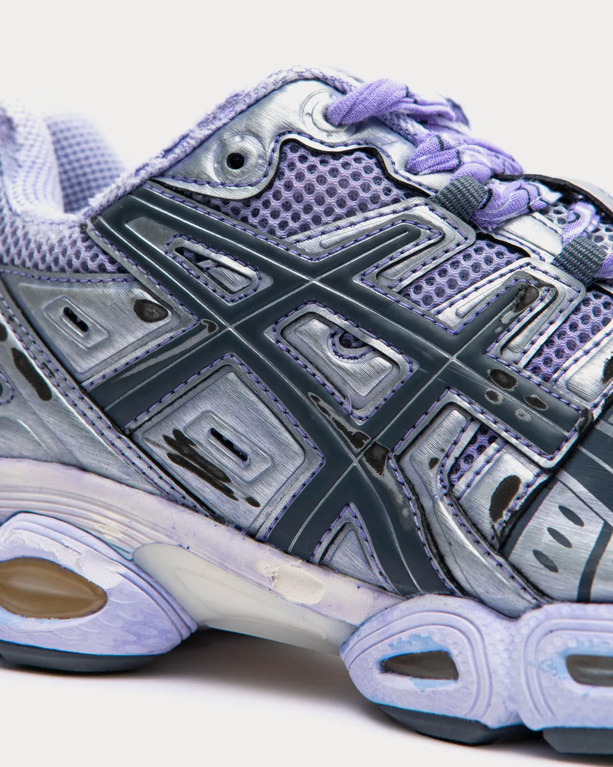 GEL-Nimbus 9 Bandana Purple / Silver Low Top Sneakers