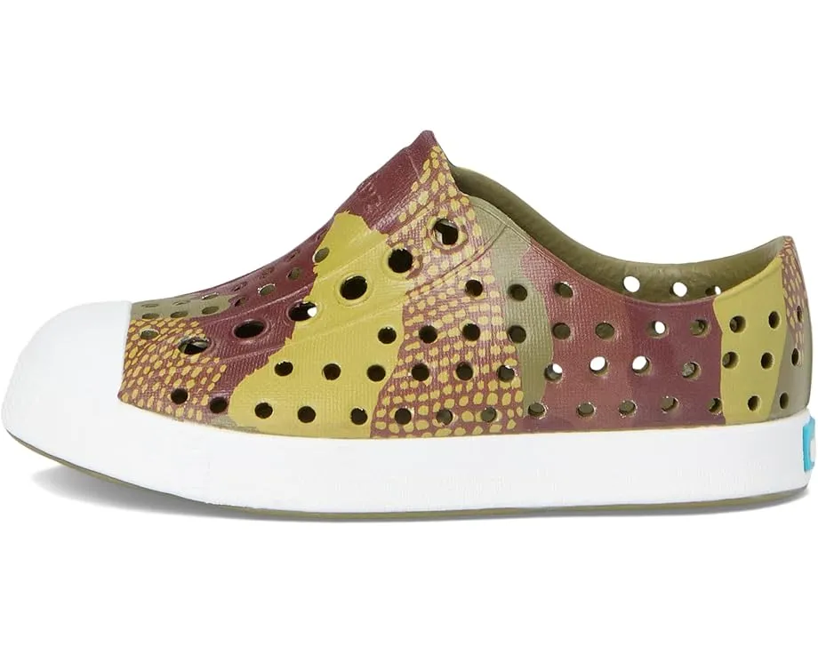 Jefferson Print Shoes -Rookie Green/Shell White/Bitter Seaweed Camo by Native Shoes