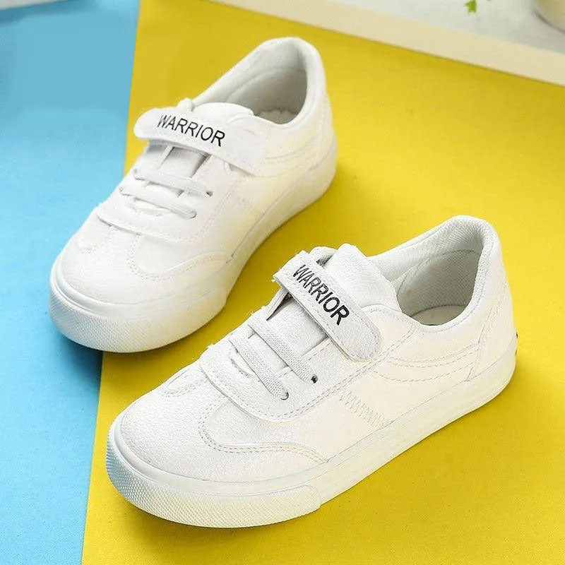 Kids Sneakers Warrior Plain White - Sunshine