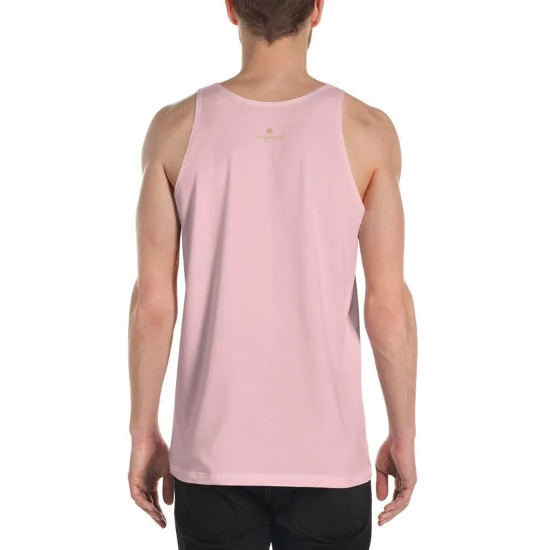 Light Ballet Pink Tank Top, Solid Color Premium Unisex Cute Tank Top-Made in USA/EU