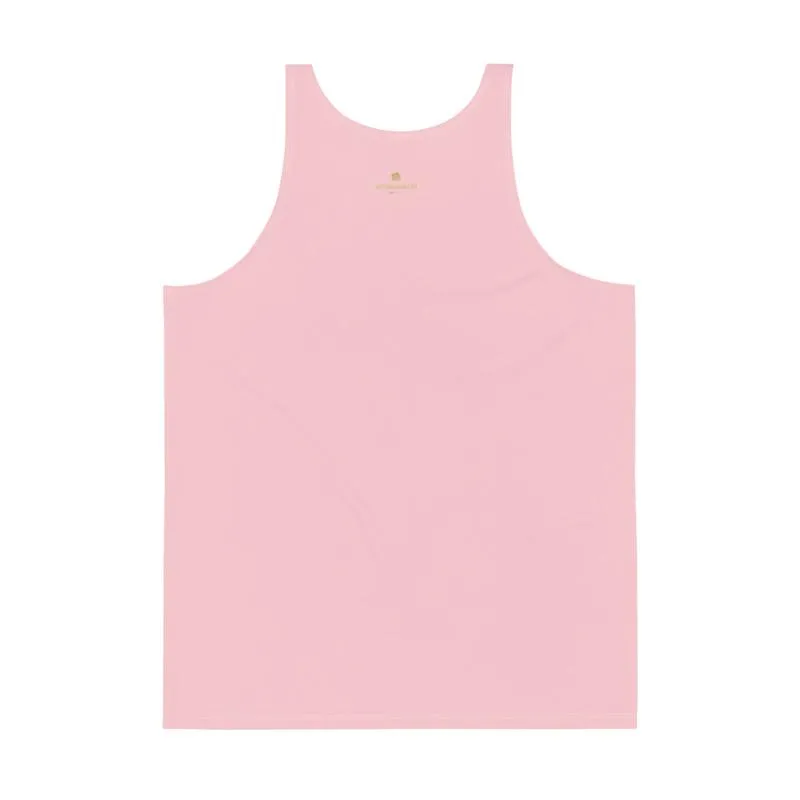 Light Ballet Pink Tank Top, Solid Color Premium Unisex Cute Tank Top-Made in USA/EU