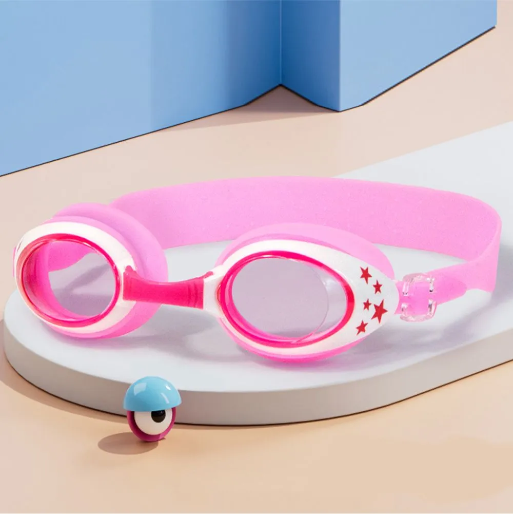 Little Surprise Box , Starry Pink  Anti Fog UV Protection Leakproof Design Swim Goggles for Kids, 3yrs  - 8yrs
