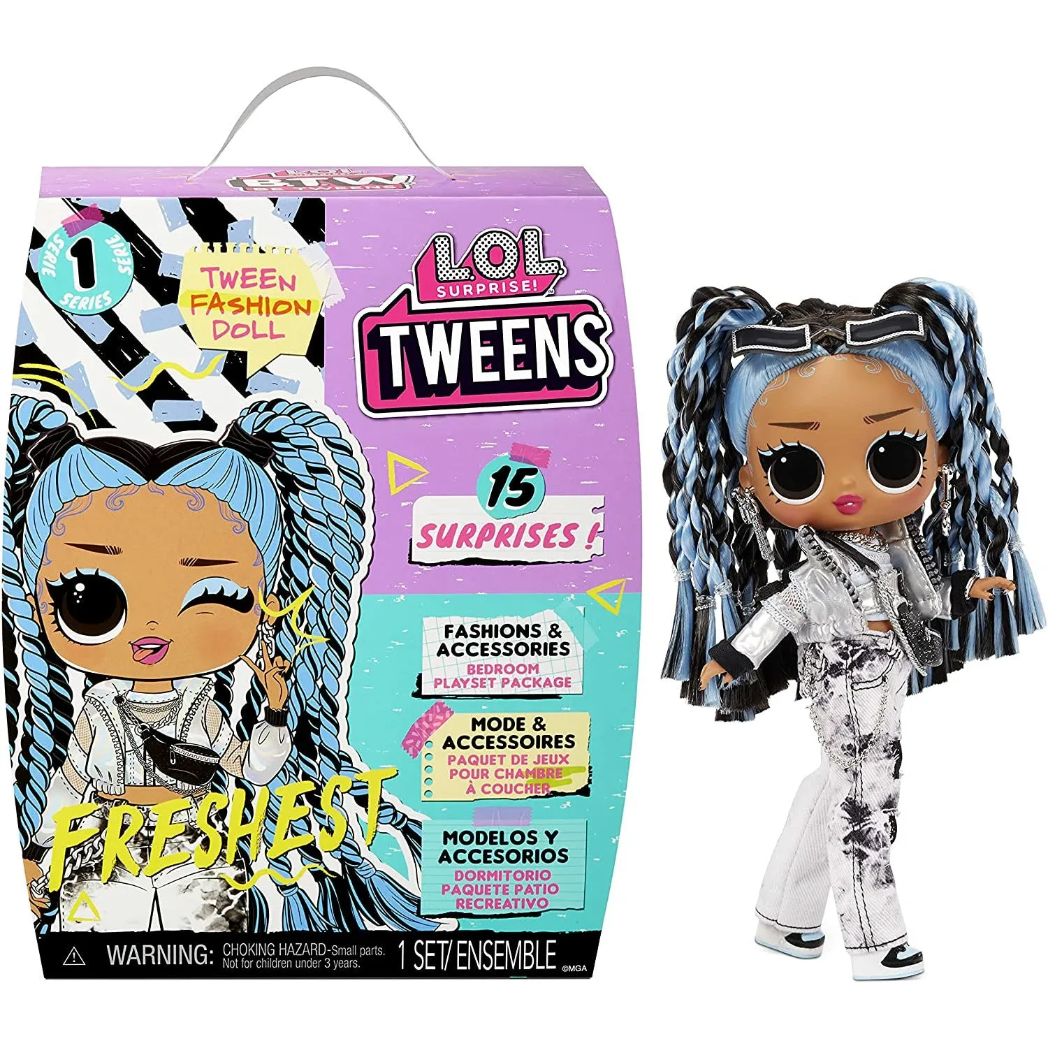L.O.L. Surprise Tweens Doll- Fresh Age 3Y 