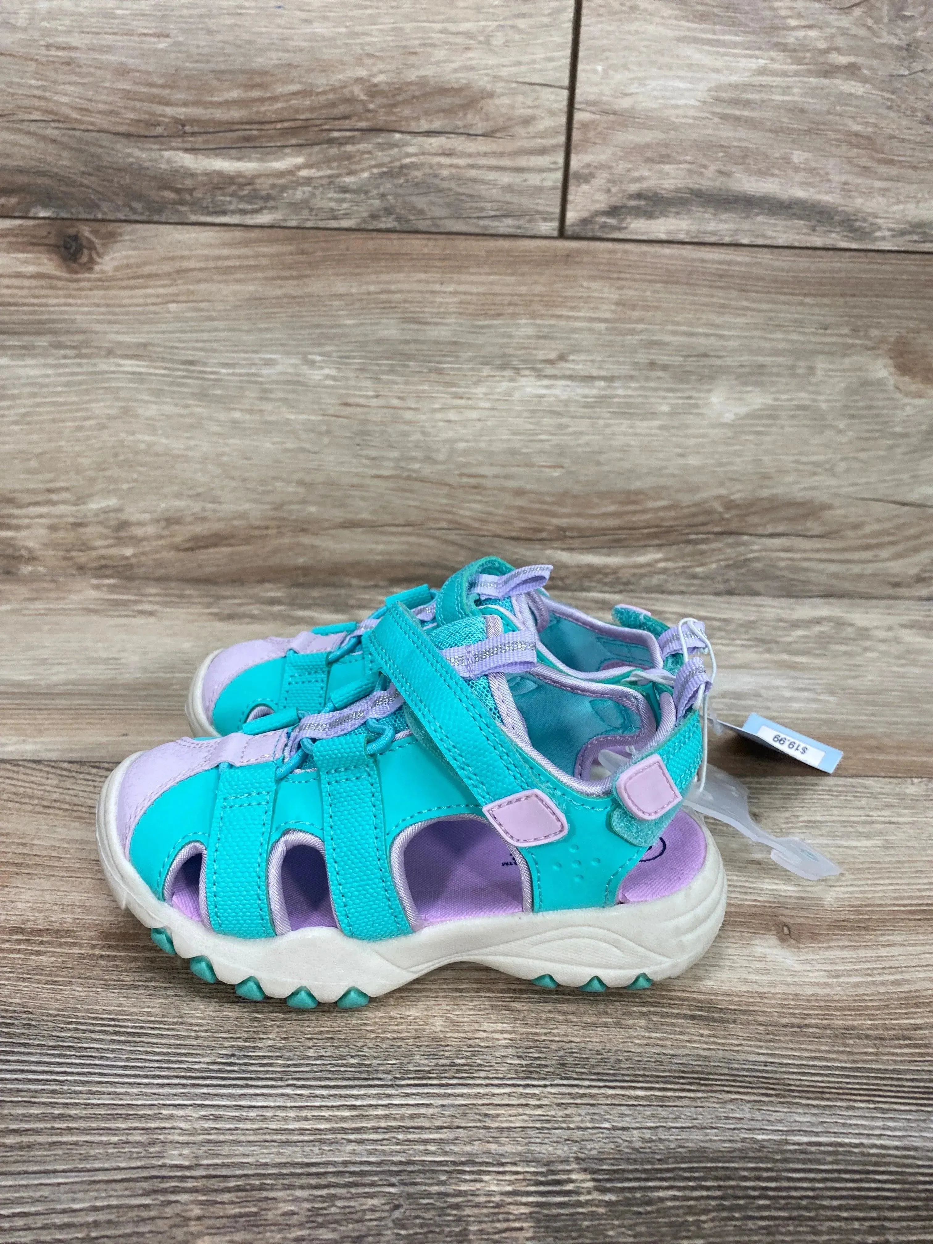 NEW Cat & Jack Teri Water Shoes Green sz 9c