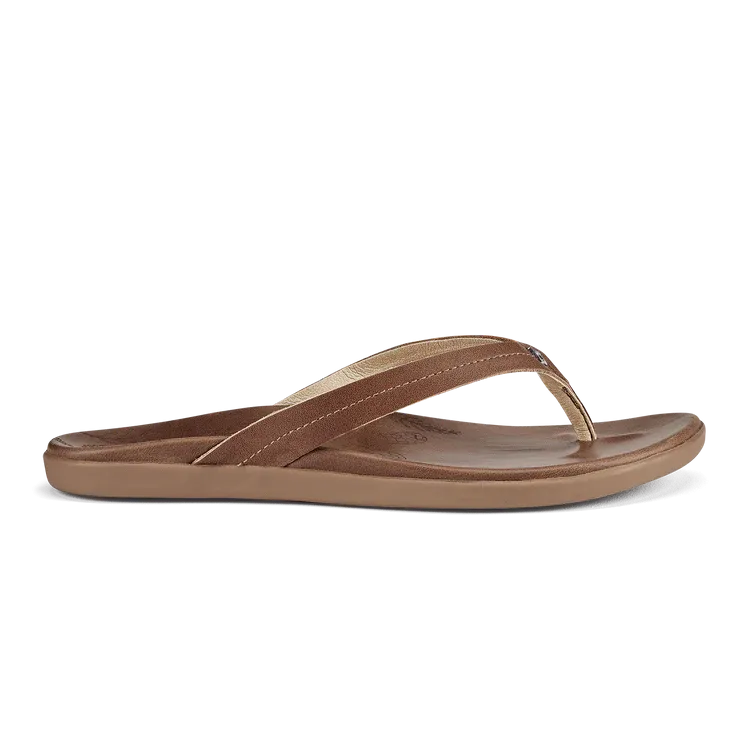 OluKai Honu Sandal Tan/Tan