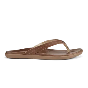 OluKai Honu Sandal Tan/Tan
