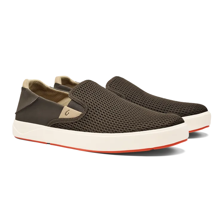OluKai Lae'ahi Kona / Kona Men’s Breathable Slip-On Shoes