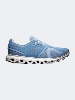 On Cloud 6 Women Lifestyle Sneakers Chambray/White