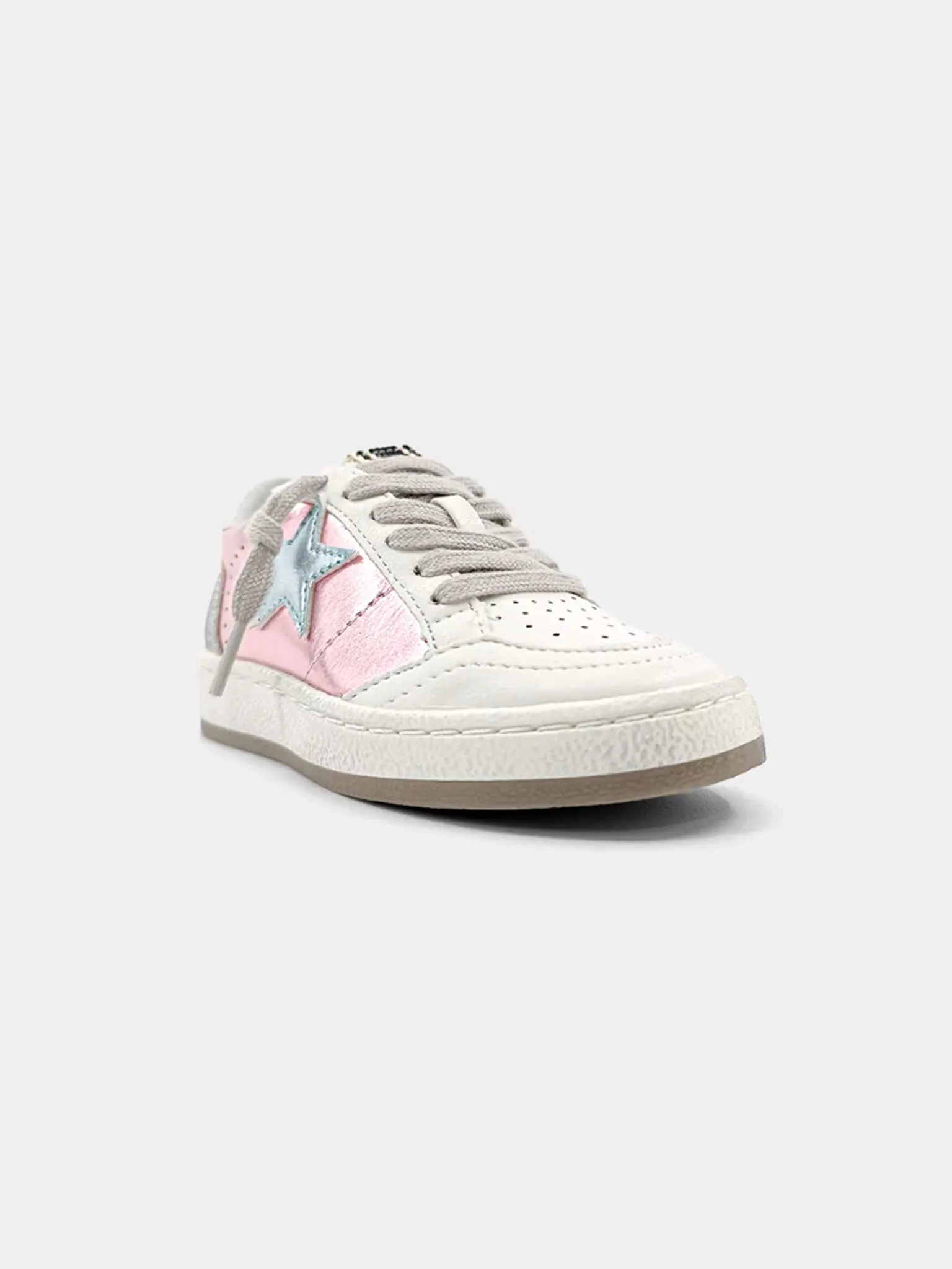 Paz Toddler Sneaker in Metallic Pink