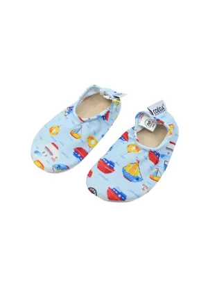 Pool & Beach Shoes Blue Boats
