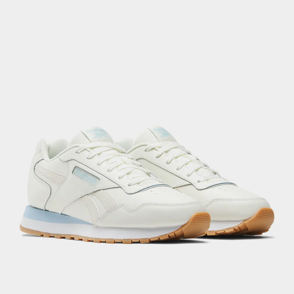 Reebok Womens Glide Sneaker White/blue _ 183013 _ White