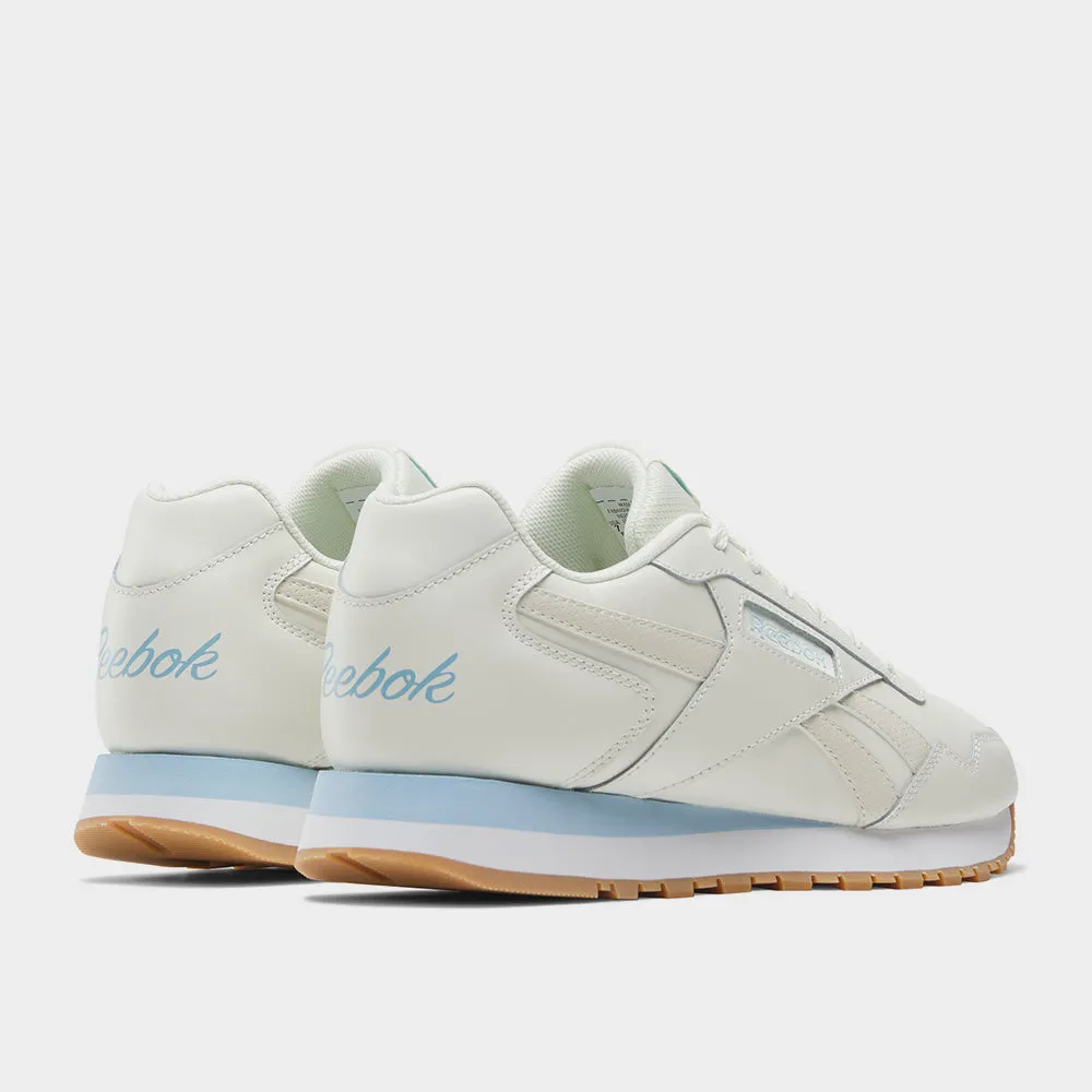 Reebok Womens Glide Sneaker White/blue _ 183013 _ White