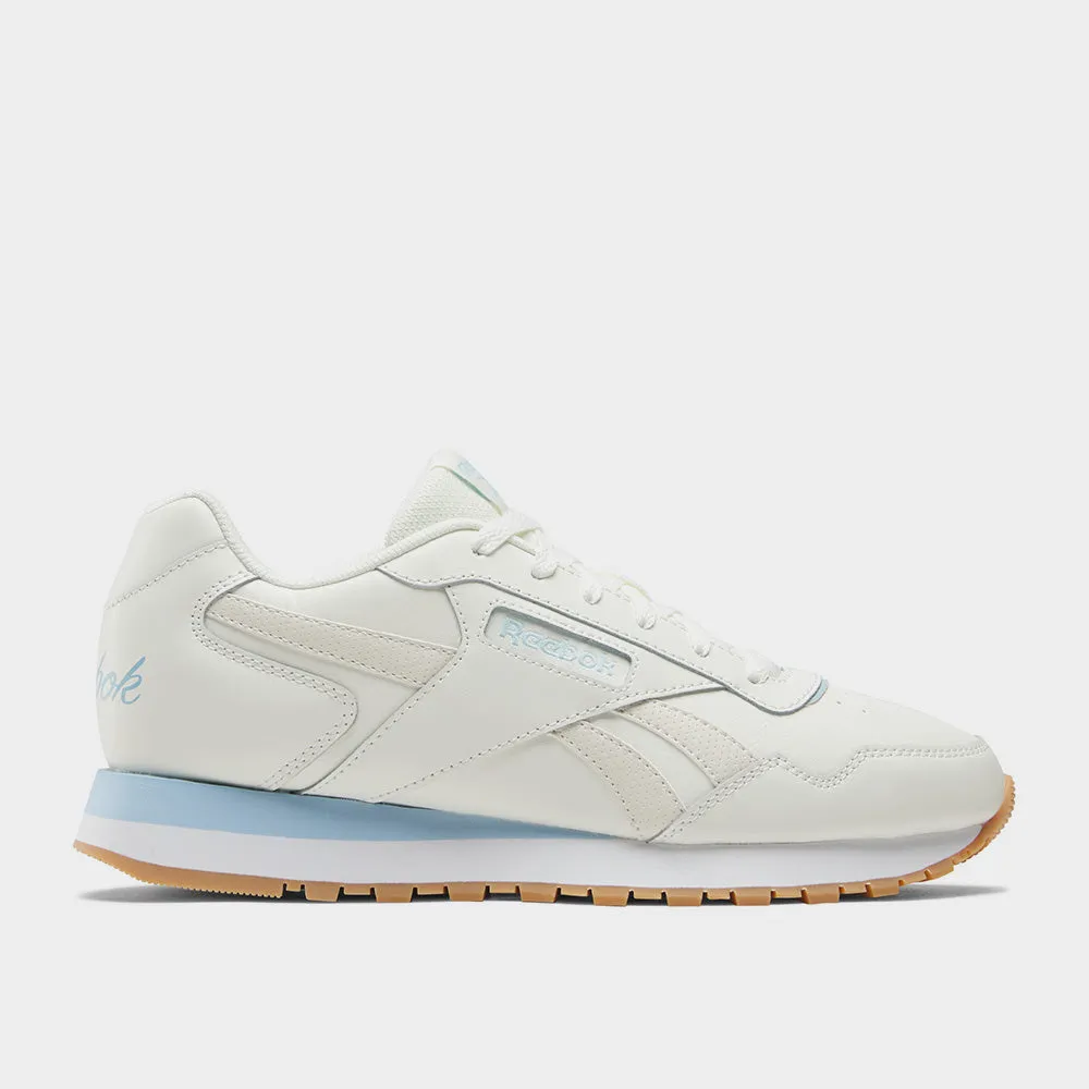 Reebok Womens Glide Sneaker White/blue _ 183013 _ White