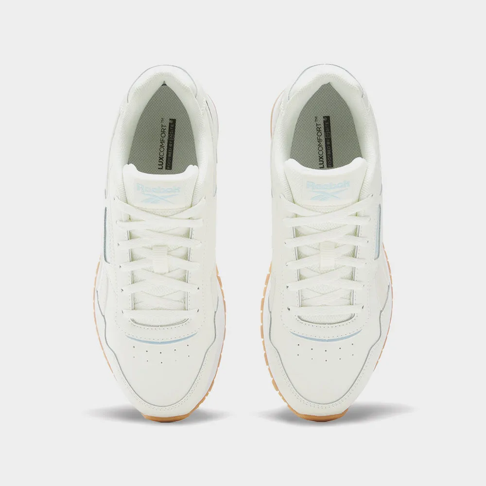 Reebok Womens Glide Sneaker White/blue _ 183013 _ White