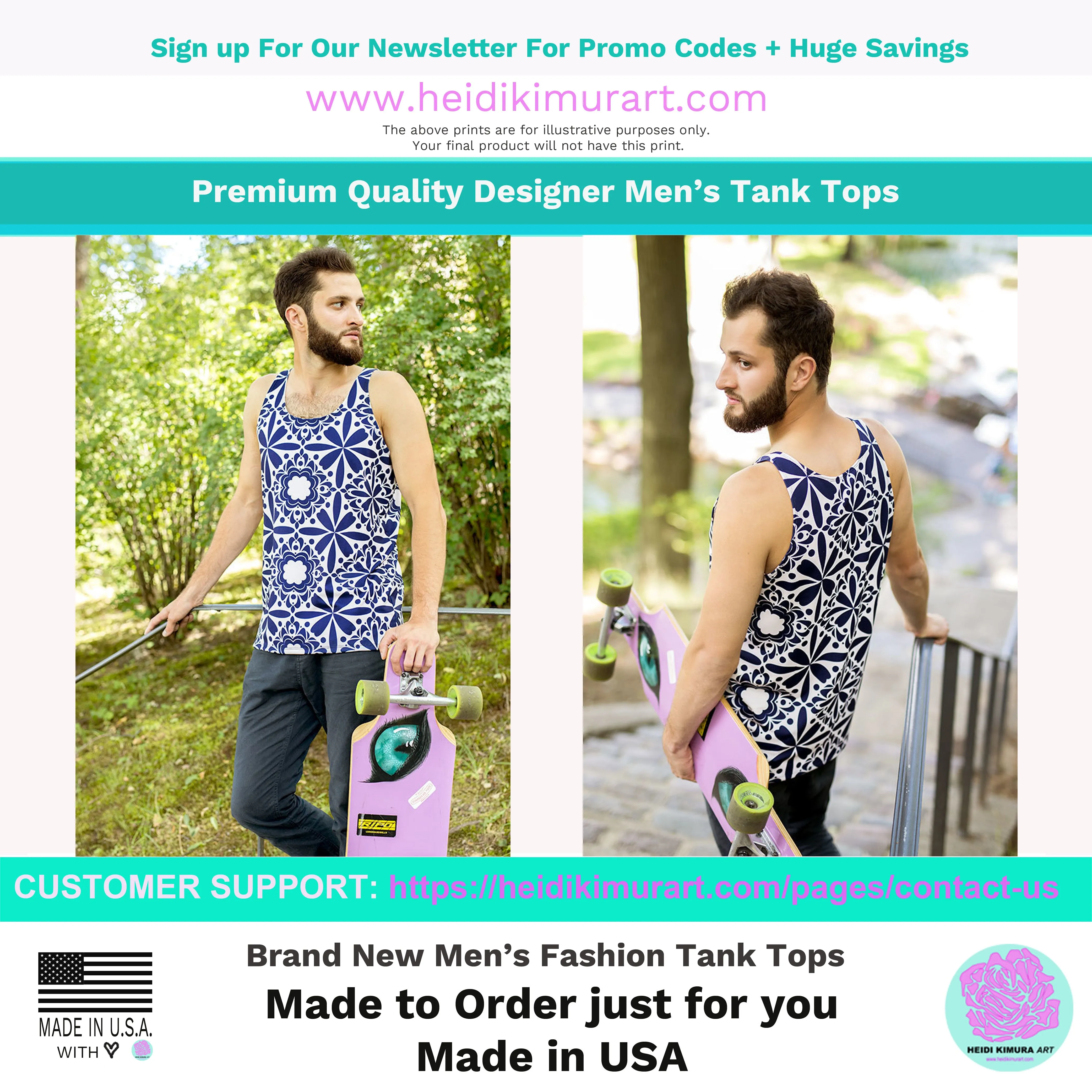 Royal Purple Leopard Print Tank, Mens Womens Premium Unisex Tank Top- Made in USA