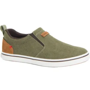Xtratuf Men’s Canvas Sharkbyte Deck Shoe - Green