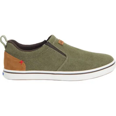 Xtratuf Men’s Canvas Sharkbyte Deck Shoe - Green