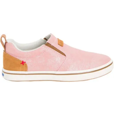 Xtratuf Women’s Canvas Sharkbyte Deck Shoe - Pink / Salmon