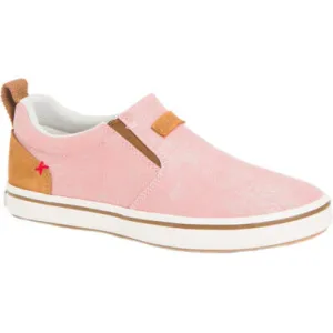 Xtratuf Women’s Canvas Sharkbyte Deck Shoe - Pink / Salmon