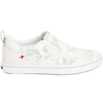 Xtratuf Women’s Canvas Sharkbyte Deck Shoe - White Camo