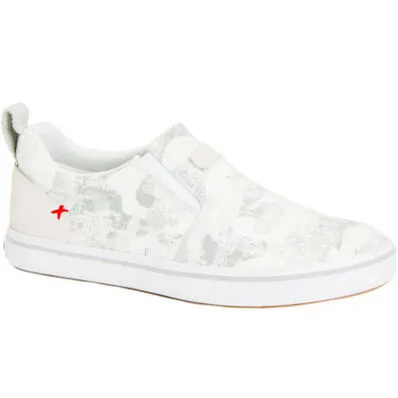 Xtratuf Women’s Canvas Sharkbyte Deck Shoe - White Camo